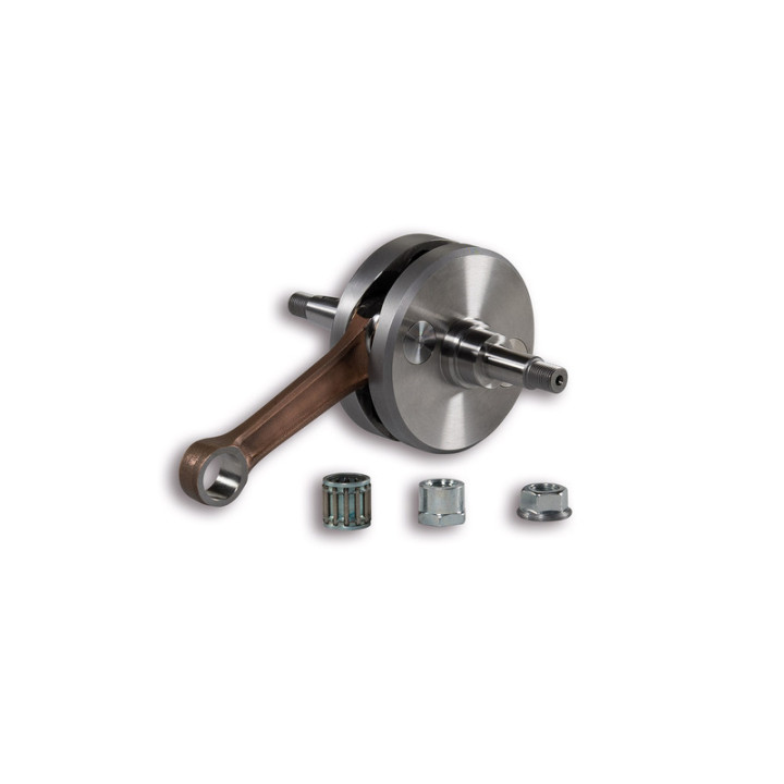 Vilebrequin MALOSSI avec axe Ø16, bielle 110 – course 60 mm pour moteurs à clapets