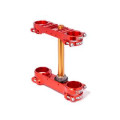 Té de fourche X Trig ROCS Tech rouge offset 22,5mm | Oxmoto