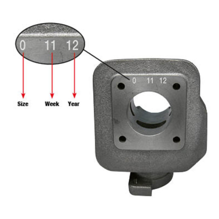 MALOSSI piston axe ø 12 seg.2 rect | Oxmoto