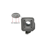 Piston MALOSSI ø40mm pour 2T - avec axes et segments - Axe Ø12mm / pour montage avec vilebrequin renforcé