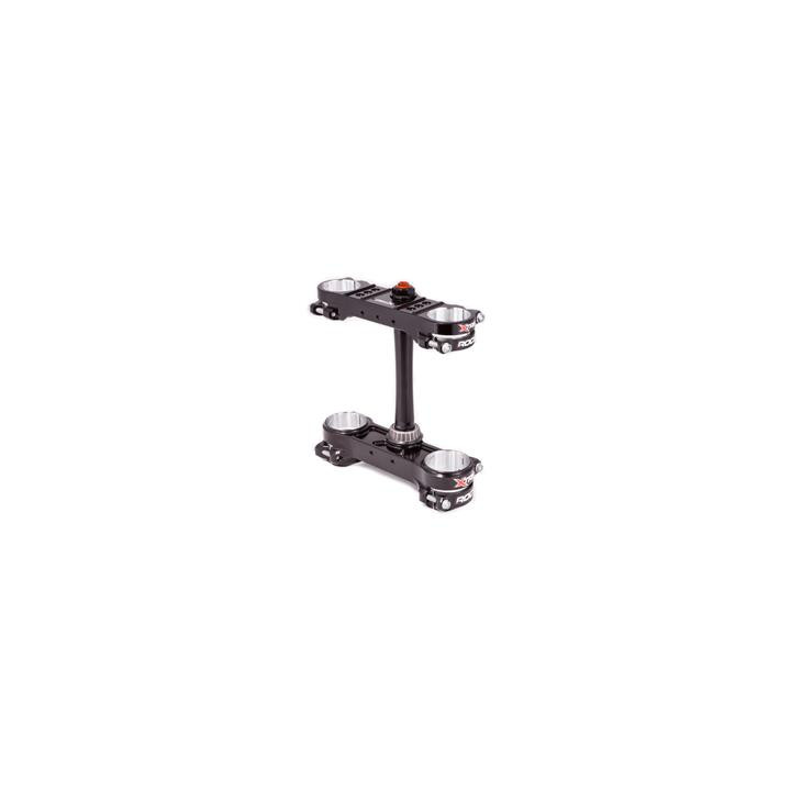 Té de fourche X Trig ROCS Pro Offset Ø20-22mm noir | Oxmoto