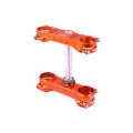 Té de fourche X Trig rocs pro orange offset 20-22mm | Oxmoto