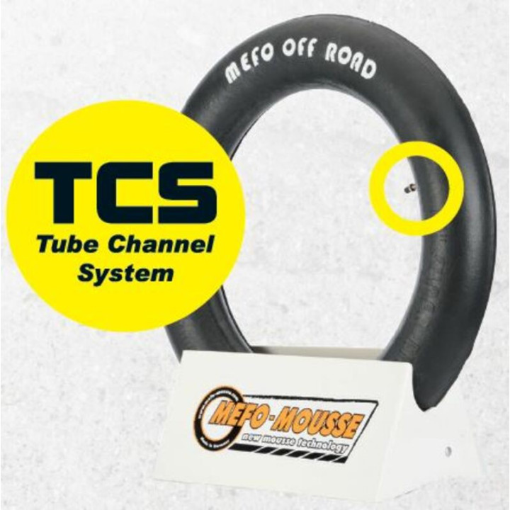 Mousse MEFO MOM 18-2TCS (120/90-18 120/100-18 130/80-18 et 140/80-18 FIM-Enduro toutes marques sauf Mitas avec chambre à air