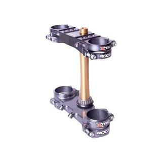 Té de fourche X Trig rocs offset 21,5mm phds anthracite Suzuki rm-z250