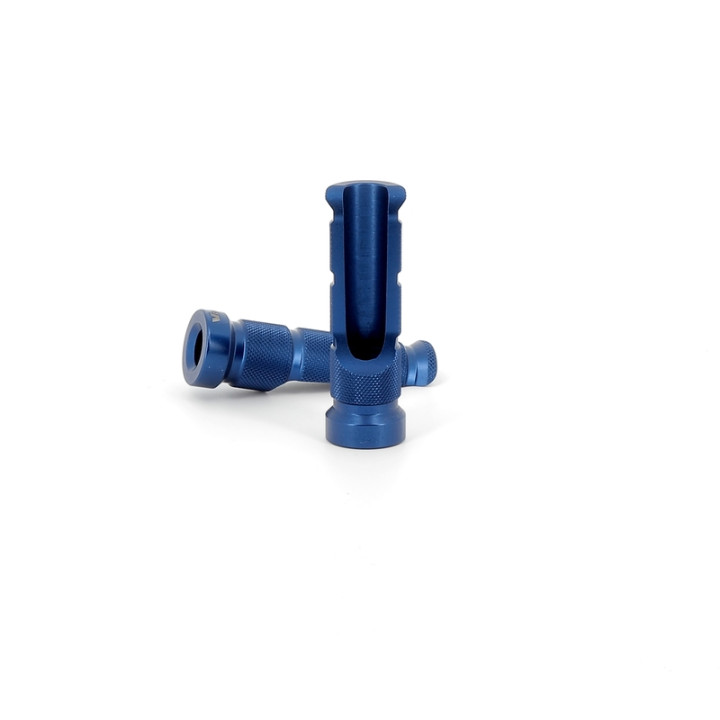 Reposes-pied V PARTS Racing bleu | Oxmoto