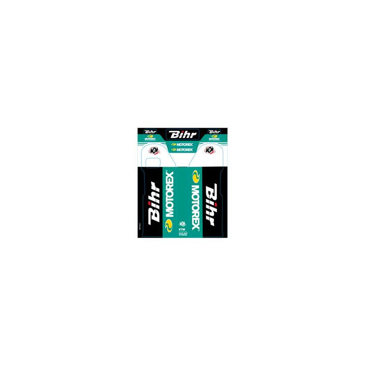 Kit de déco de fourche bihr/motorex Kutvek KTM sx-exc