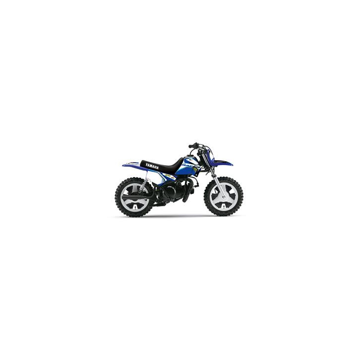 Kit plastique ART blanc + kit déco Kutvek racer bleu Yamaha pw50