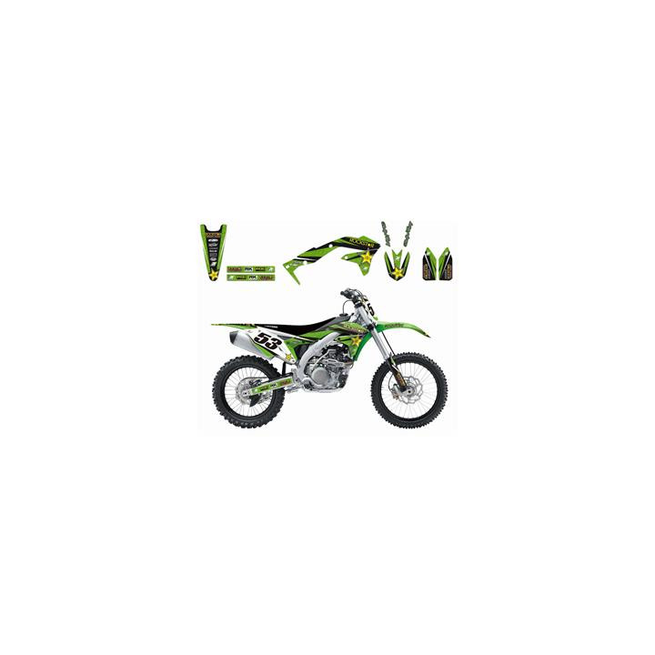 Kit déco Blackbird rockstar energy Kawasaki kx250f 1053764