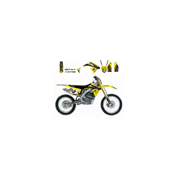 Kit déco Blackbird rockstar energy Suzuki rm-z450 | Oxmoto