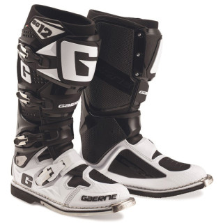 Bottes Gaerne sg12 noir/blanc | Oxmoto