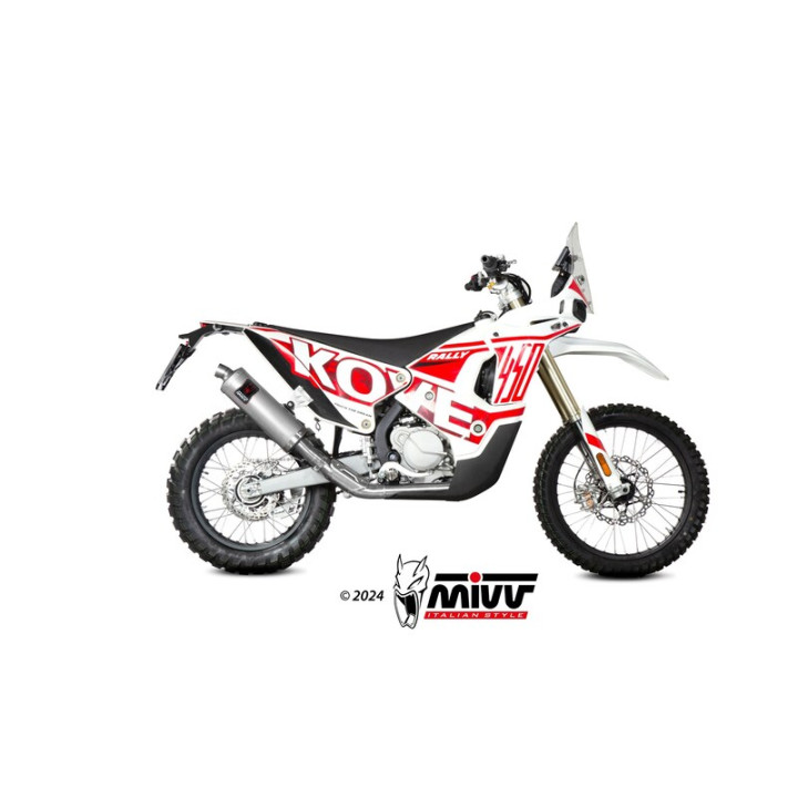 Silencieux MIVV Dakar KO.001.LDKX | Oxmoto