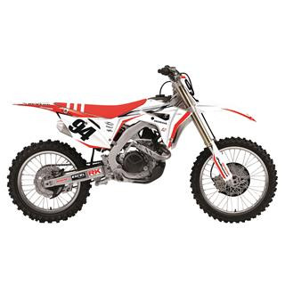 Kit complet Blackbird super white graphic Honda | Oxmoto