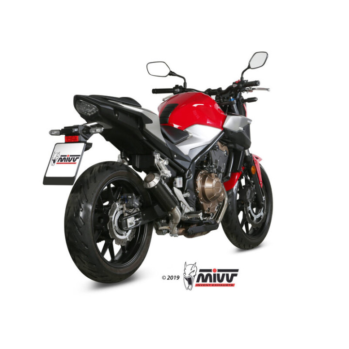 Silencieux MIVV MK3 - carbone H.075.SM3C | Oxmoto