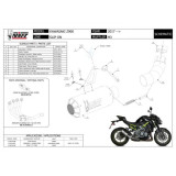 Silencieux MIVV MK3 00.73.K.056.LM3C | Oxmoto