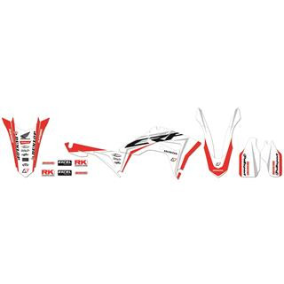 Kit déco Blackbird super white Honda crf450x/450rx | Oxmoto