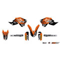 Kit déco Kutvek tracx orange KTM sx65 1067947 | Oxmoto