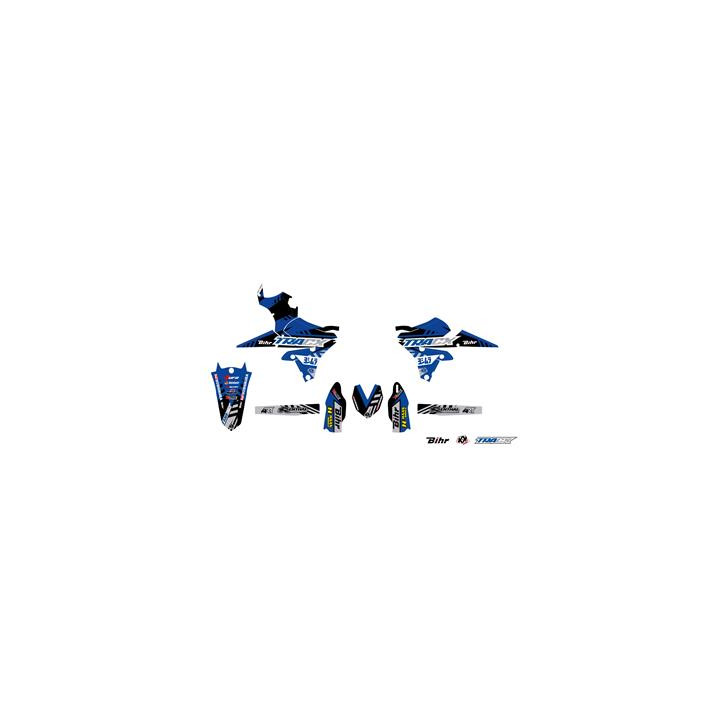 Kit déco Kutvek tracx bleu Yamaha yz250f 1067968 | Oxmoto