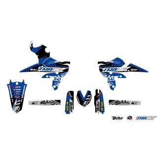 Kit déco Kutvek tracx bleu Yamaha wr450f | Oxmoto