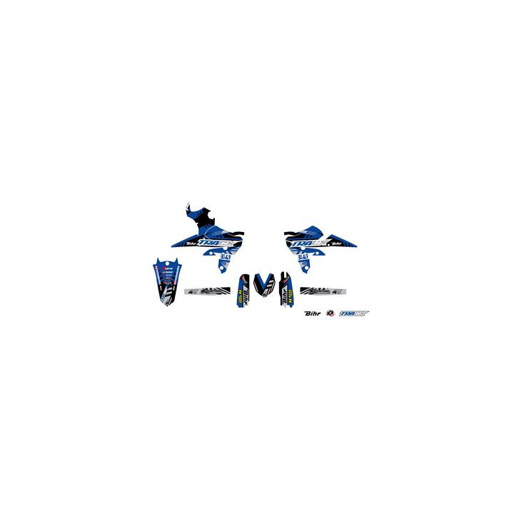 Kit déco Kutvek tracx bleu Yamaha wr450f | Oxmoto