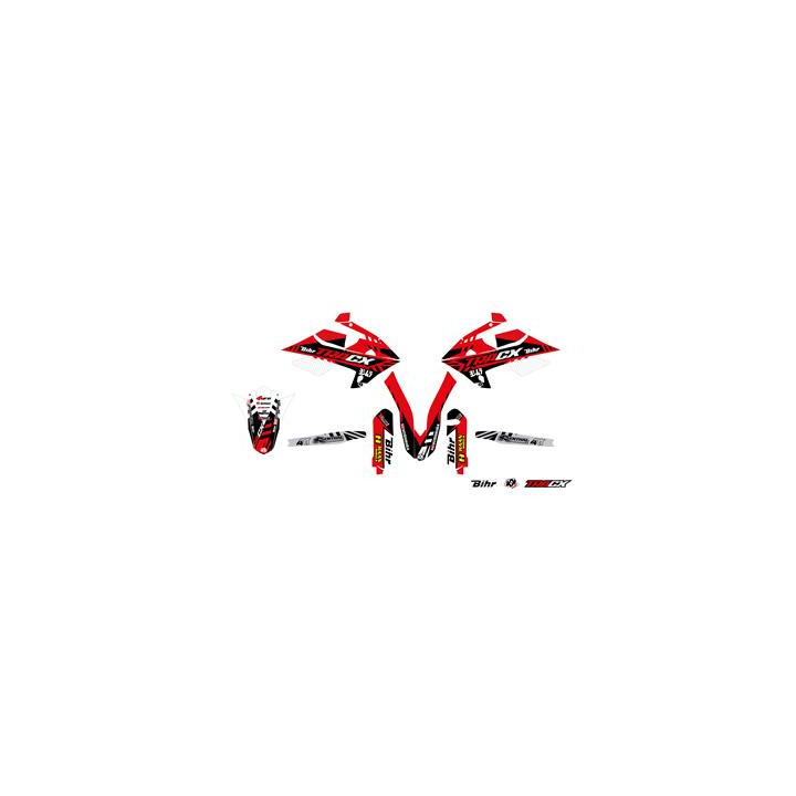 Kit déco Kutvek tracx rouge gas gas ec250/300 | Oxmoto