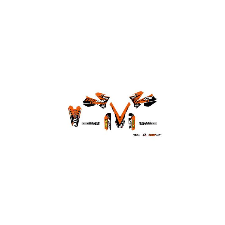 Kit déco Kutvek tracx orange KTM sx85 1067948 | Oxmoto
