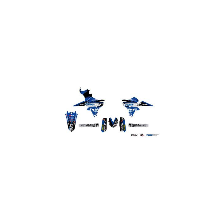 Kit déco Kutvek tracx bleu Yamaha wr250f | Oxmoto