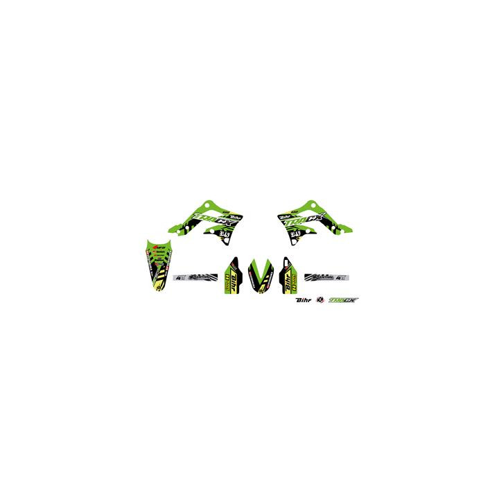 Kit déco Kutvek tracx vert Kawasaki kx450f 1067934 | Oxmoto