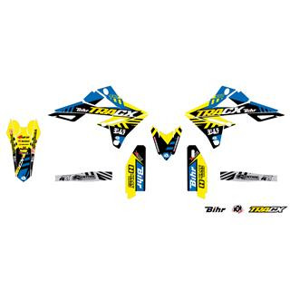 Kit déco Kutvek tracx jaune Suzuki rm-z250 1067963 | Oxmoto