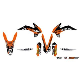 Kit déco Kutvek tracx orange KTM sx/sx-f 1067946 | Oxmoto