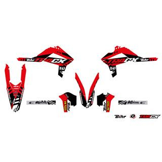 Kit déco Kutvek tracx rouge gas gas | Oxmoto