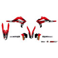 Kit déco Kutvek tracx rouge gas gas | Oxmoto