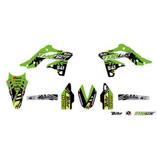 Kit déco Kutvek tracx vert Kawasaki kx250f 1067933 | Oxmoto