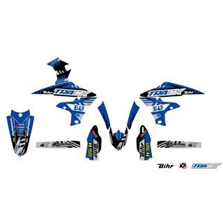Kit déco Kutvek tracx bleu Yamaha yz250f 1067976 | Oxmoto