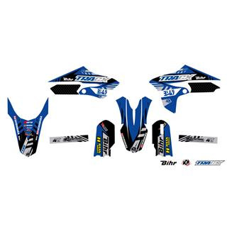 Kit déco Kutvek tracx bleu Yamaha yz65 | Oxmoto