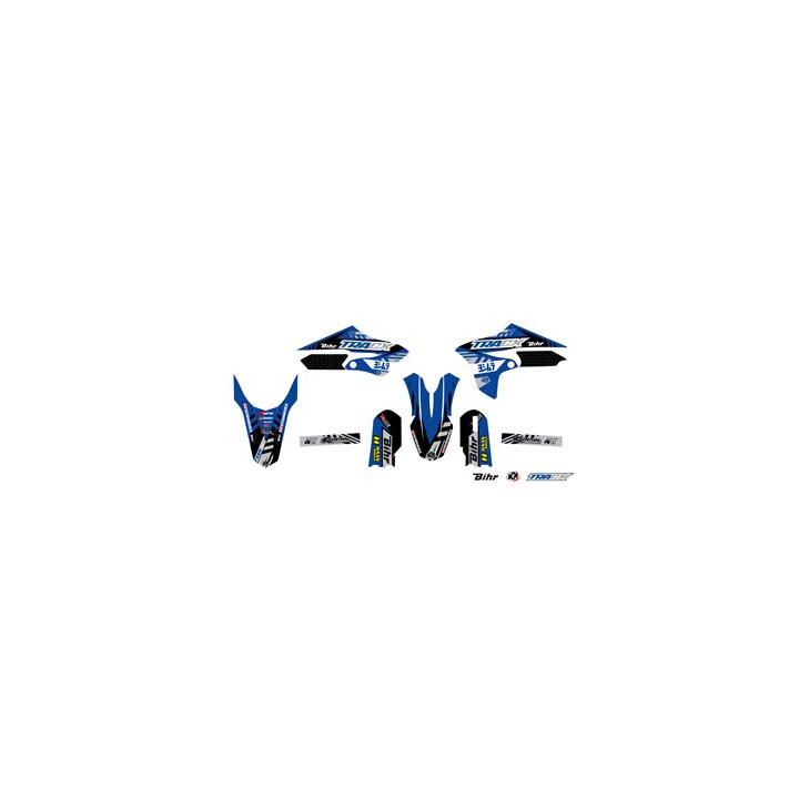 Kit déco Kutvek tracx bleu Yamaha yz65 | Oxmoto