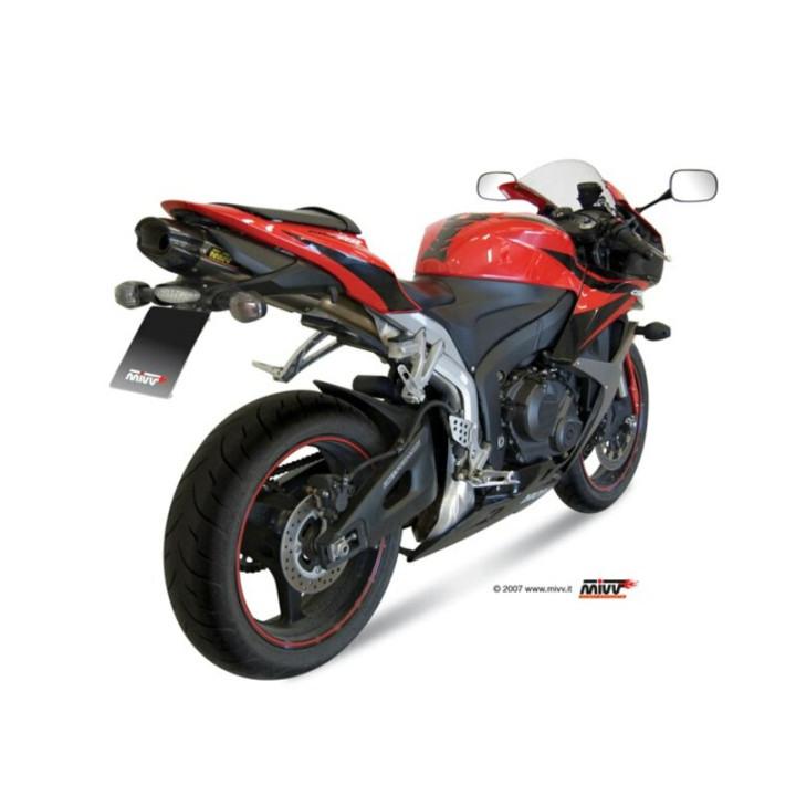 Silencieux MIVV Suono inox/casquette carbone Honda CBR600RR UH.037.L7