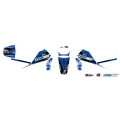 Kit déco Kutvek tracx bleu Yamaha pw80 | Oxmoto