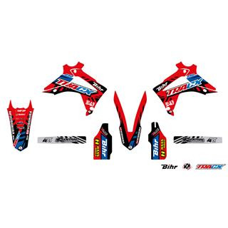 Kit déco Kutvek tracx rouge Honda crf250r 1067914 | Oxmoto