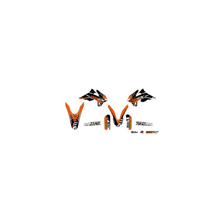 Kit déco Kutvek tracx orange KTM sx85 1067949 | Oxmoto