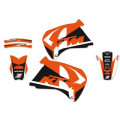 Kit déco Blackbird dream graphic 4 KTM 1053787 | Oxmoto