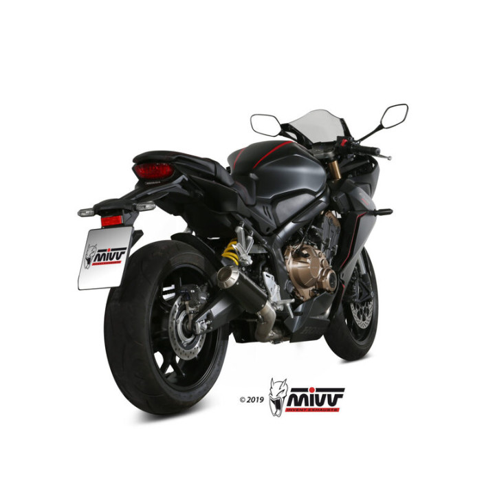 Ligne complète MIVV MK3 - noir H.072.SM3B | Oxmoto