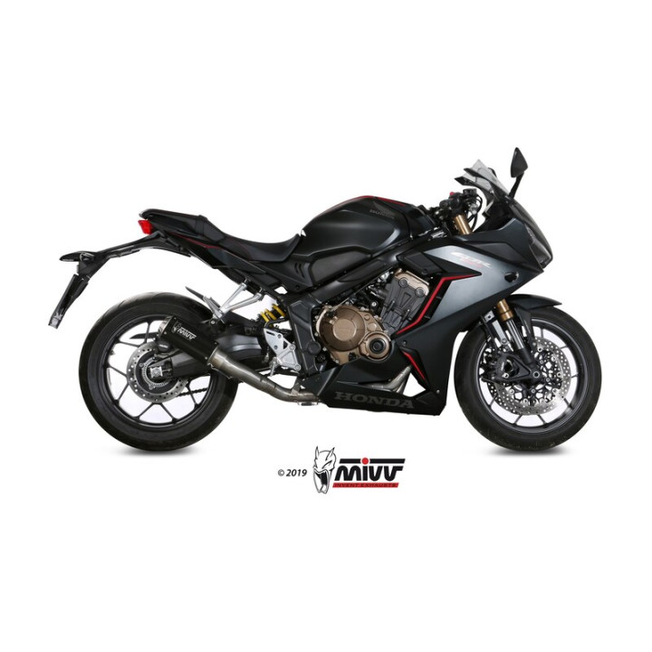 Ligne complète MIVV MK3 - noir H.072.SM3B | Oxmoto