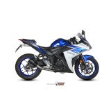 Ligne complète MIVV MK3 - noir 00.X.YA.0008.SM3B | Oxmoto