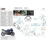 Ligne complète MIVV SR-1 Y.071.LR1TB | Oxmoto
