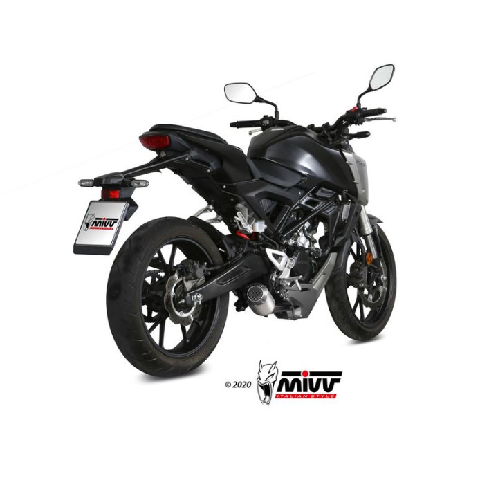 Ligne complète MIVV MK3 - inox H.076.SM3X | Oxmoto