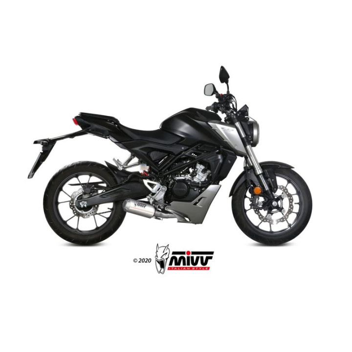 Ligne complète MIVV MK3 - inox H.076.SM3X | Oxmoto