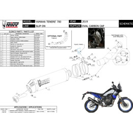Pièces de rechange MIVV 9773Y064S3 | Oxmoto