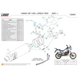 Silencieux MIVV Dakar H.079.LEKB | Oxmoto
