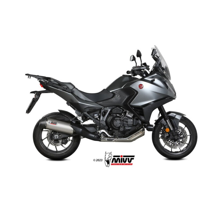 Silencieux MIVV Oval Carbon Cap titane | Oxmoto