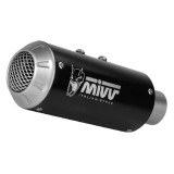 Silencieux MIVV universel ML3 acier inoxydable noir - Côté droit